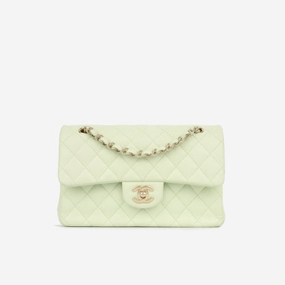 Chanel Classic Flap Lambskin Black Shoulder Bag Style 253
