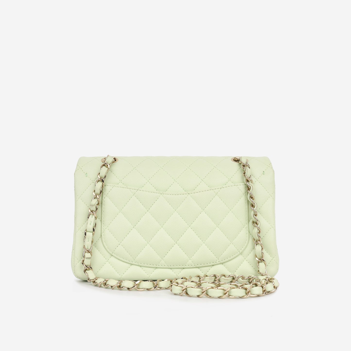 Chanel Classic Flap Lambskin Black Shoulder Bag Style 253