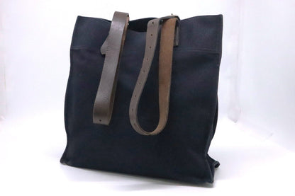 Hermes Etriviere Tote In Navy Blue Canvas