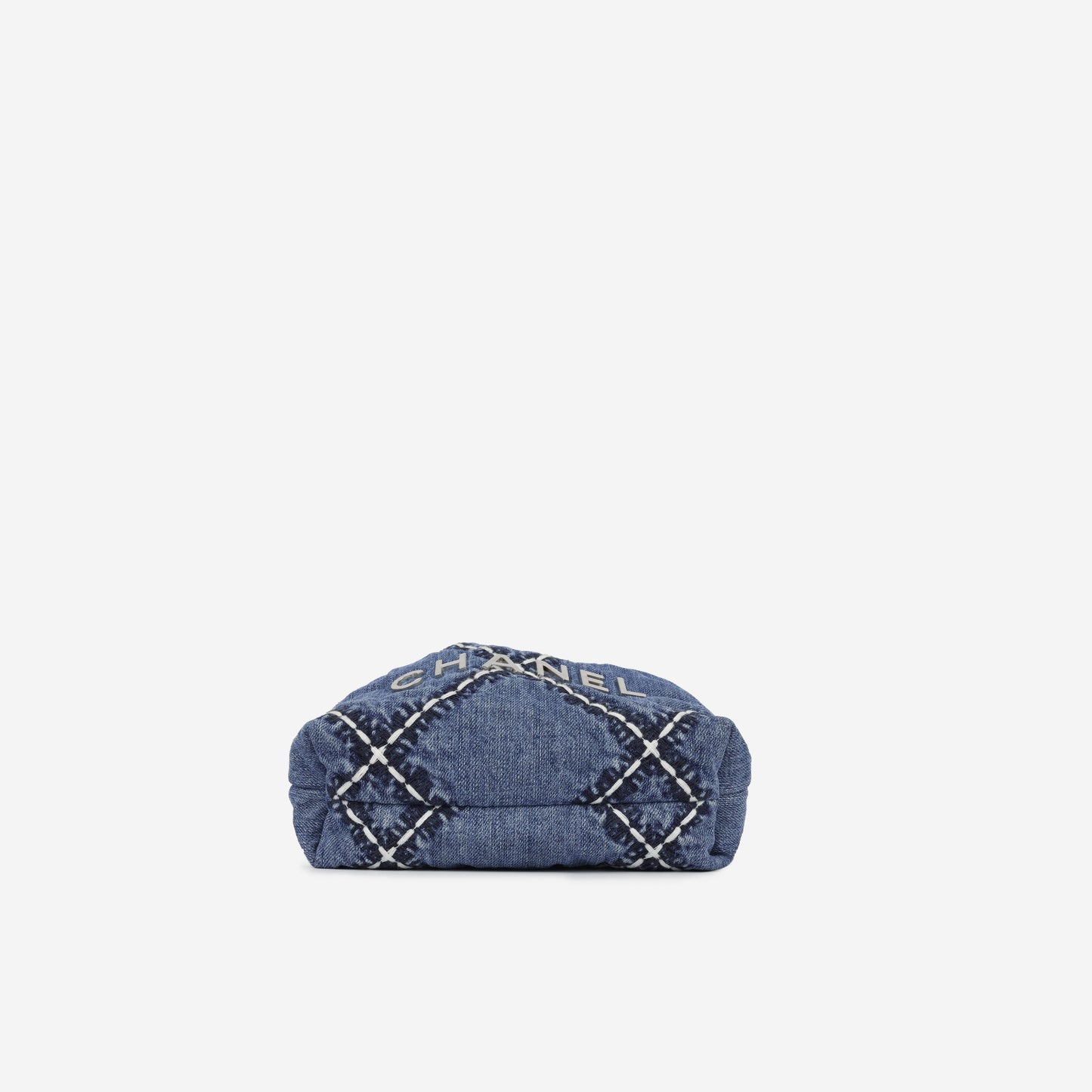 Chanel Chanel 22 Calfskin Silver Shoulder Bag