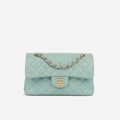 Chanel Classic Flap Lambskin Gold Shoulder Bag Style 100