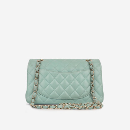 Chanel Classic Flap Lambskin Gold Shoulder Bag Style 100