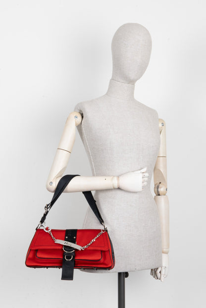 Christian Dior Hardcore Bag Red Black
