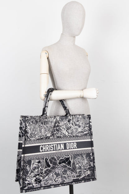 Christian Dior Around The World Large Book Tote Bag