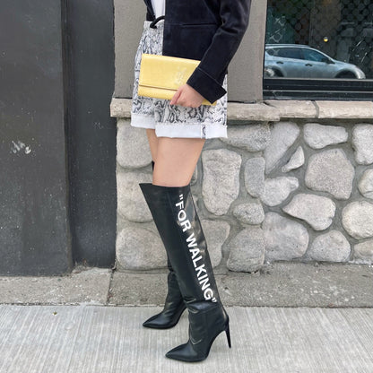 Yves Saint Laurent Yellow Leather Clutch Tws Pop