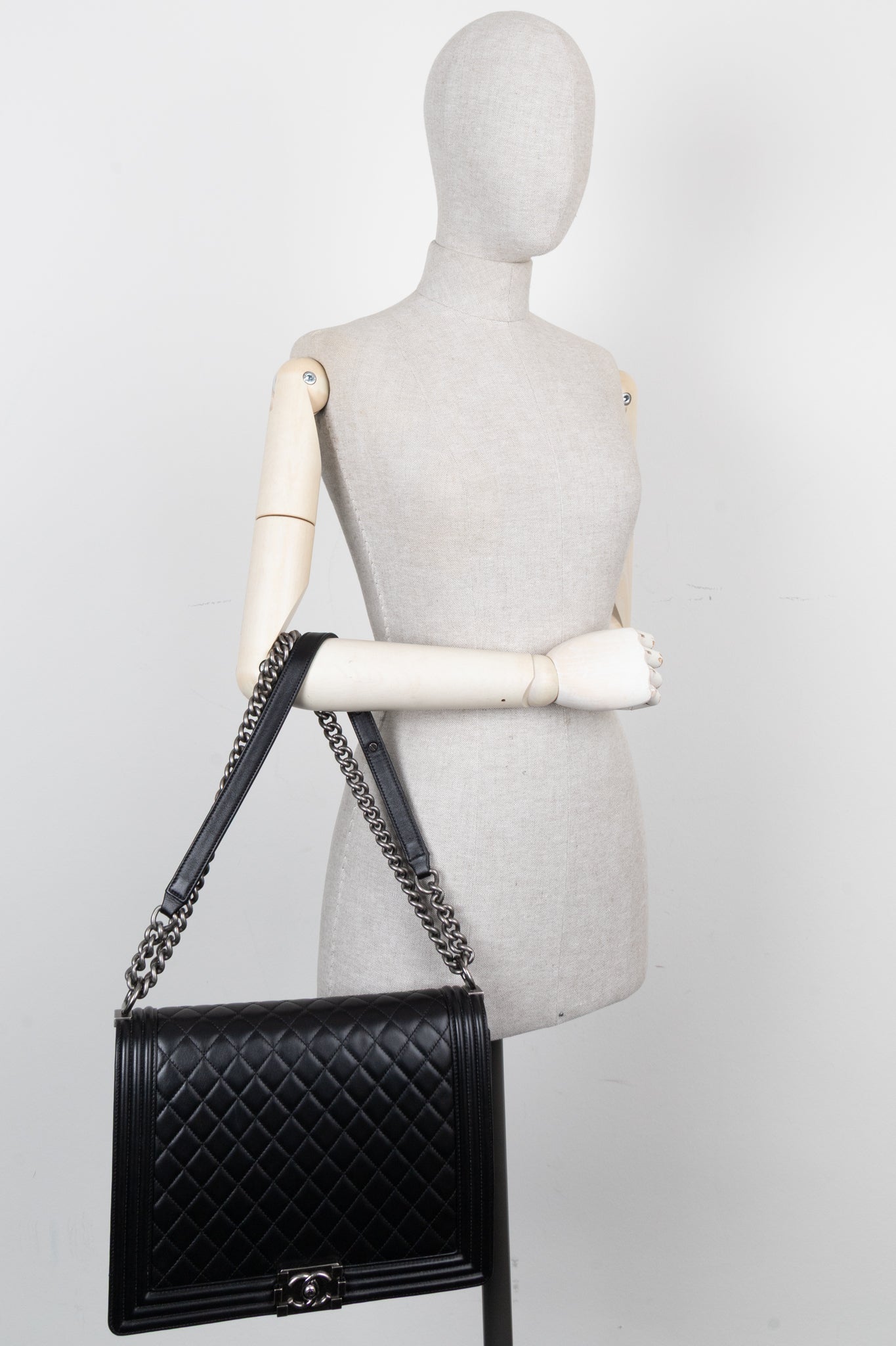 Chanel Boy Large Black Handbag