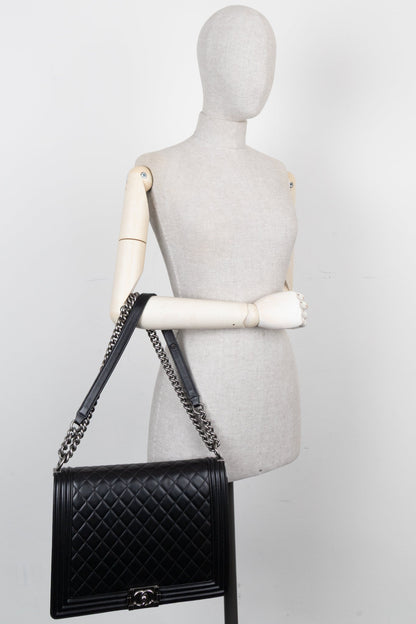 Chanel Boy Large Black Handbag