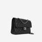 Chanel Classic Flap Lambskin Black Shoulder Bag Style 252