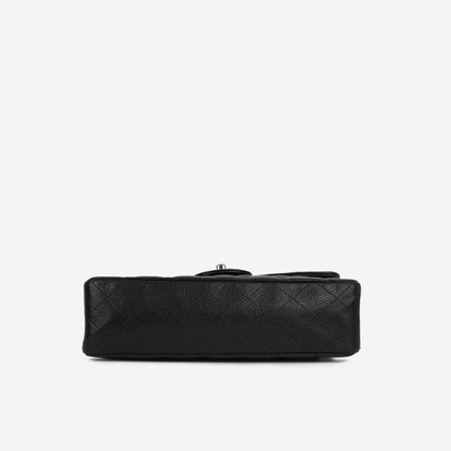 Chanel Classic Flap Lambskin Black Shoulder Bag Style 252