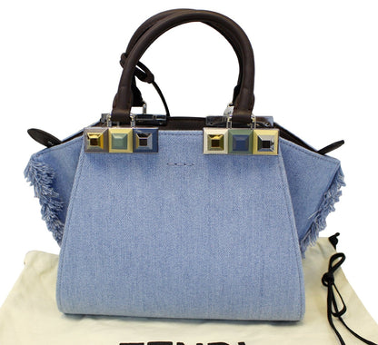 Fendi Tote Leather Red Tote Bag Style 20