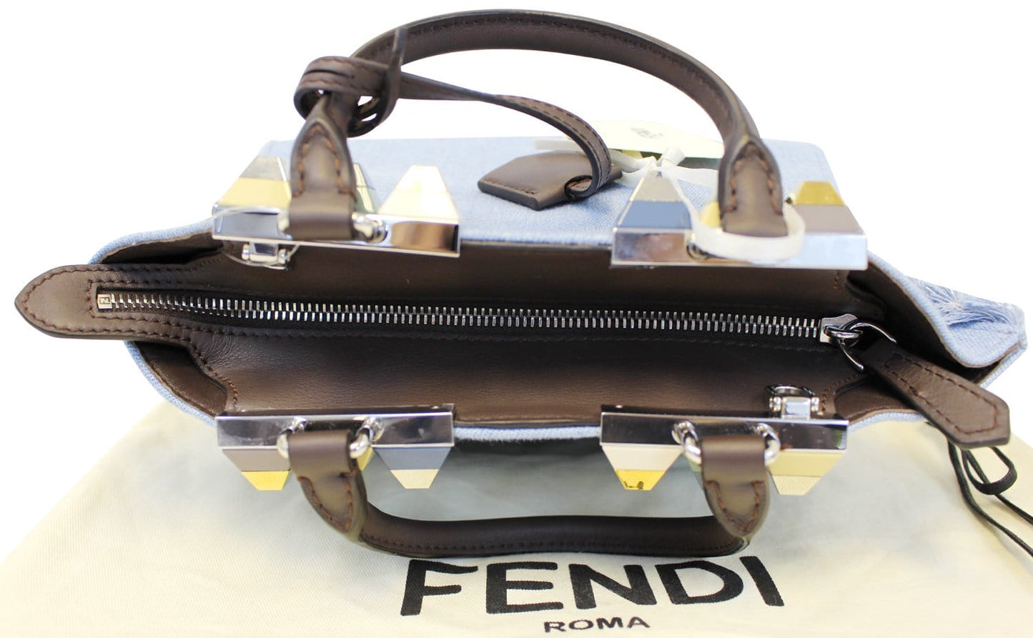 Fendi Leather Brown Shoulder Bag
