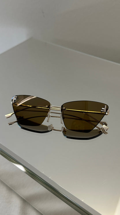 FENDI Sunglasses FE4160US Champagne