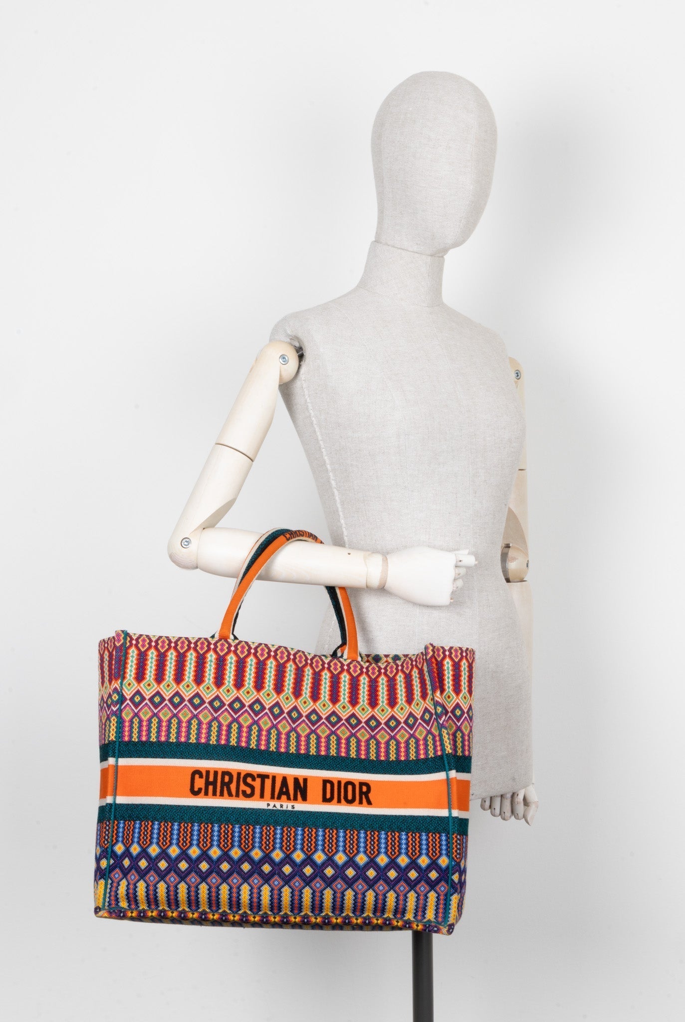 Christian Dior Large Book Tote Multicolor