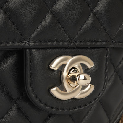 Chanel Luxury Lambskin Black Handbag Style 7