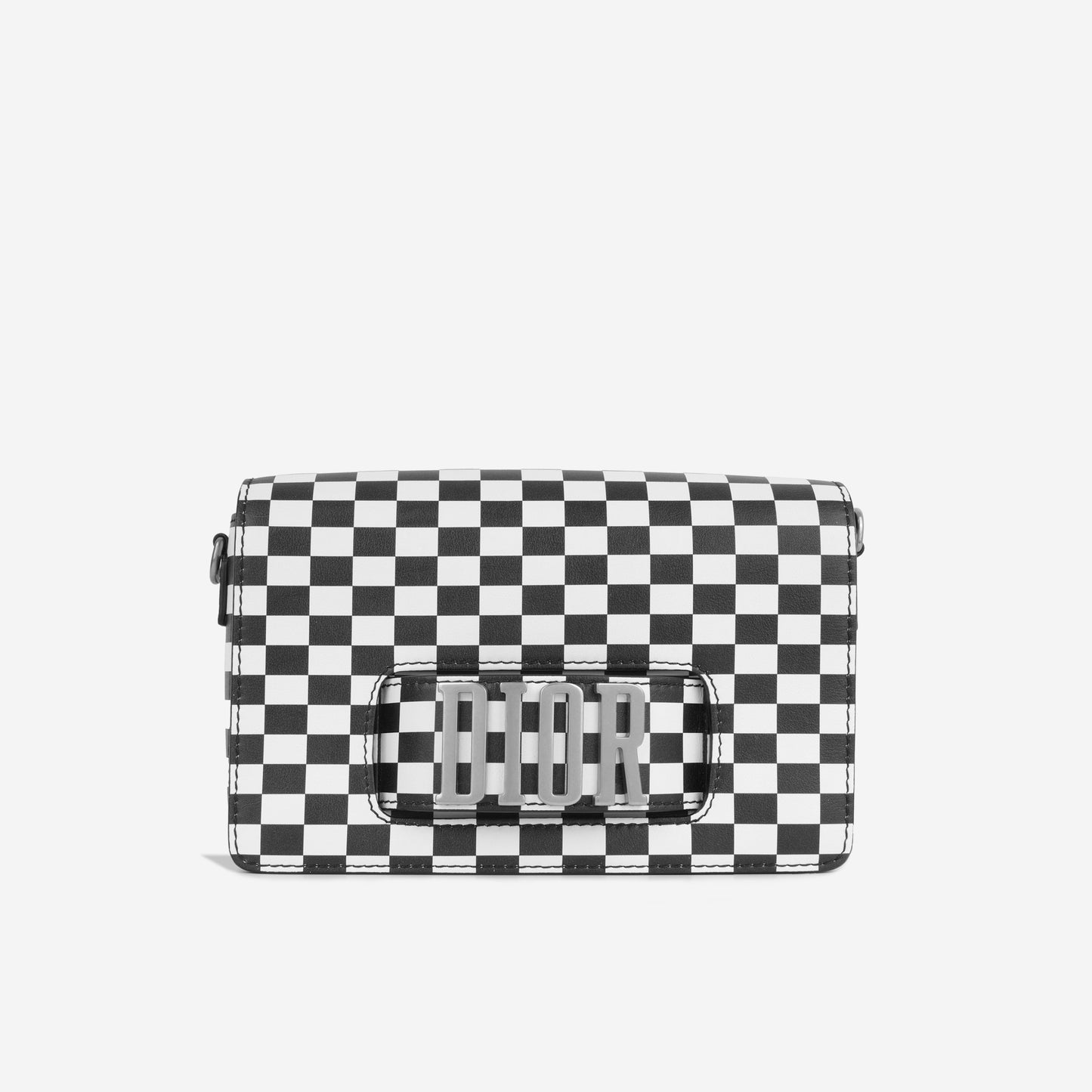 Dior Lou Leather Canvas Crossbody Bag