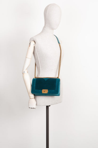 Chanel Boy Blue Luxury Handbag