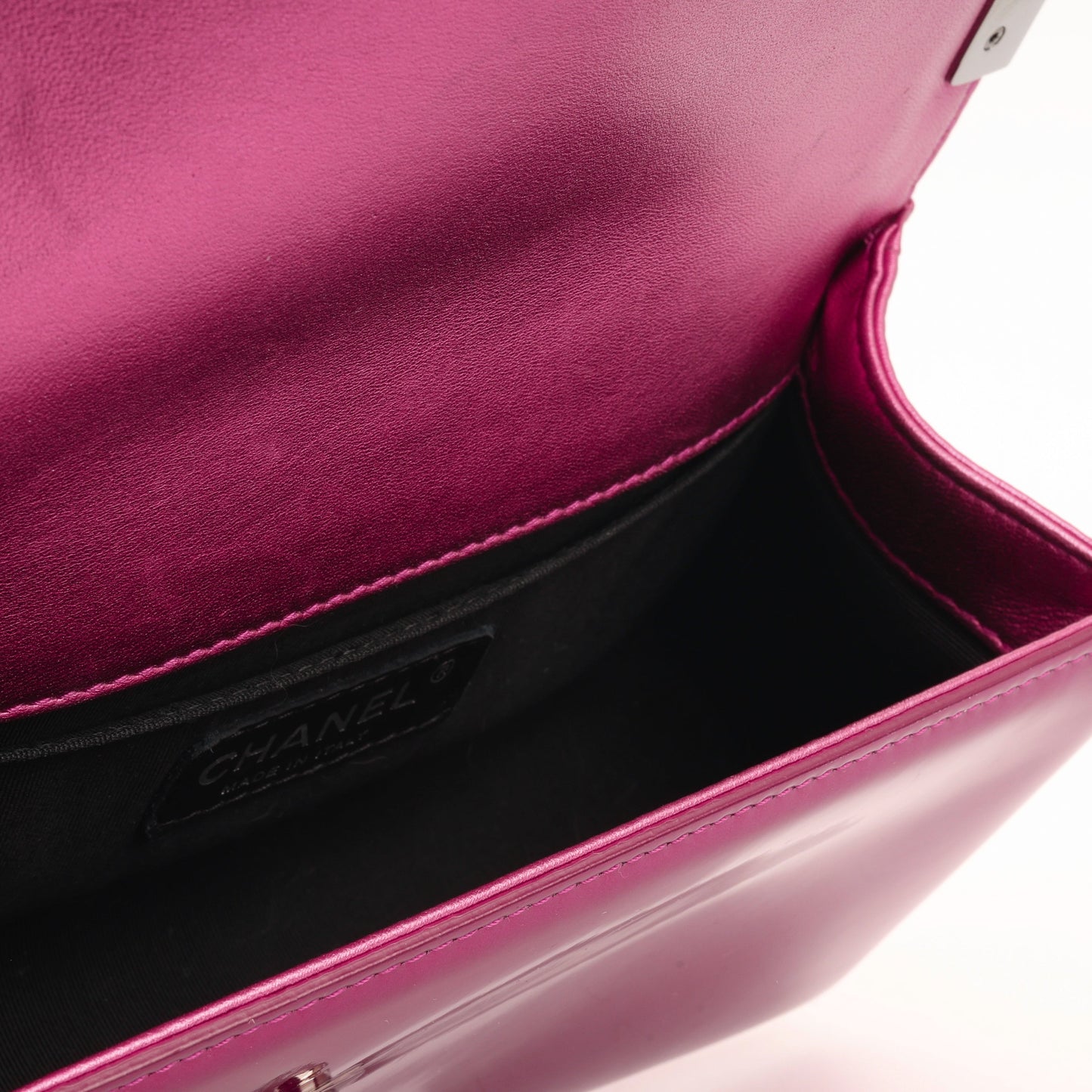 Chanel Boy Bag Lambskin Pink Shoulder Bag Lambskin