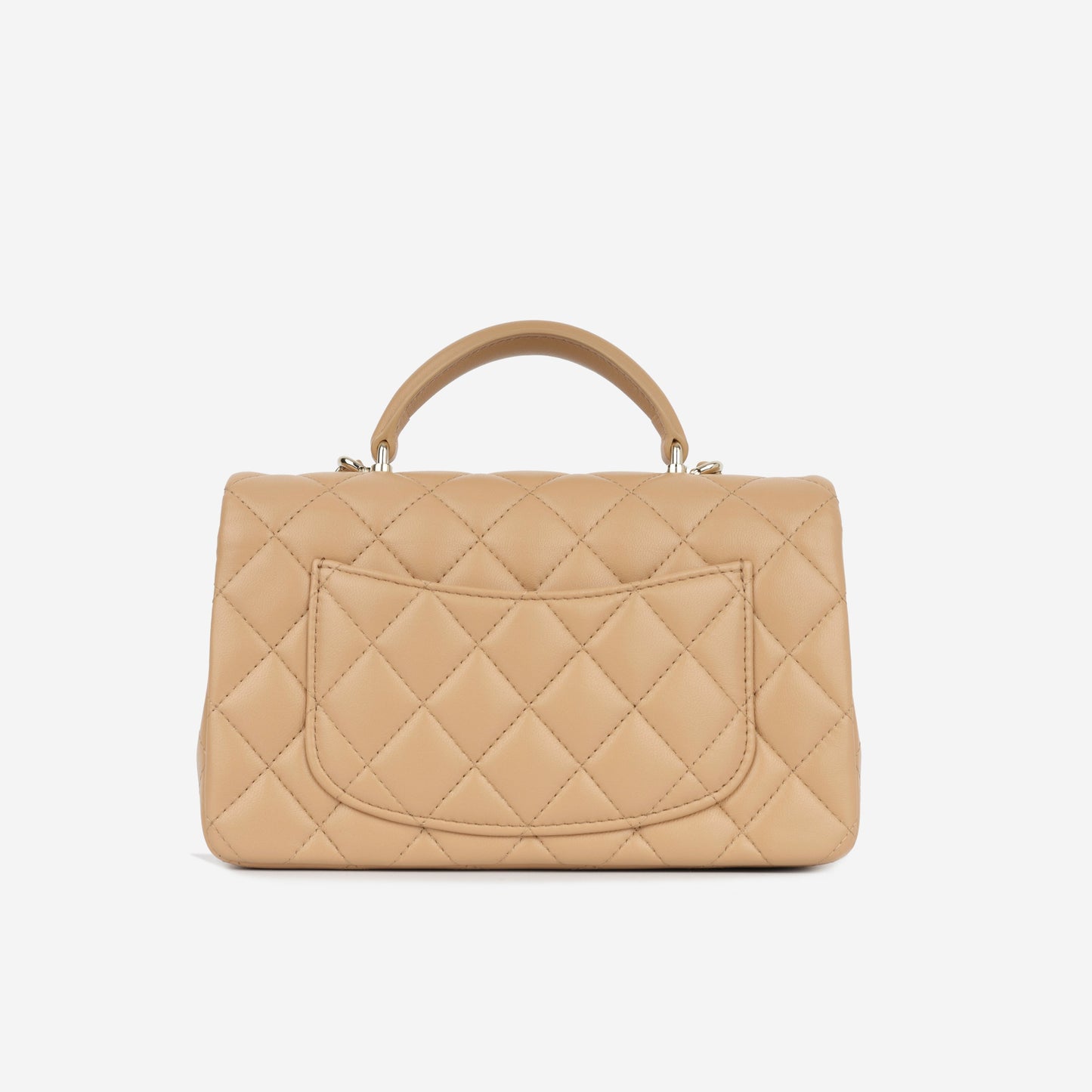 Chanel Classic Flap Lambskin Gold Shoulder Bag Style 104