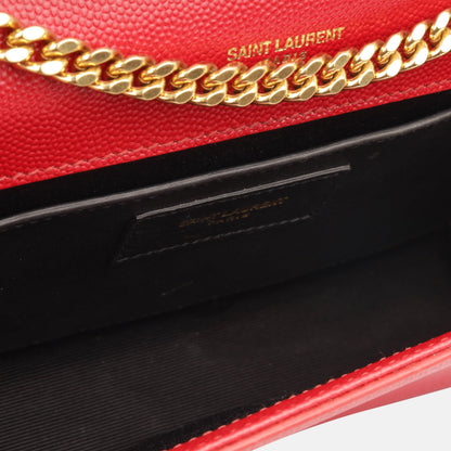 Saint Laurent Kate Red Shoulder Bag Style 21