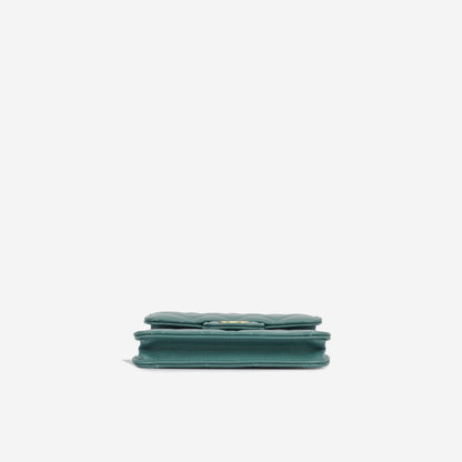 Chanel Micro Top Handle - Dark Teal