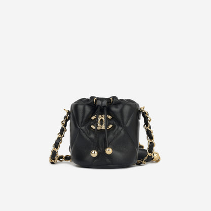 Chanel Micro Bucket Bag On Chain