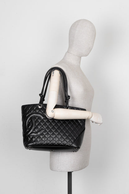 Chanel Cambon Black Luxury Tote Style 2