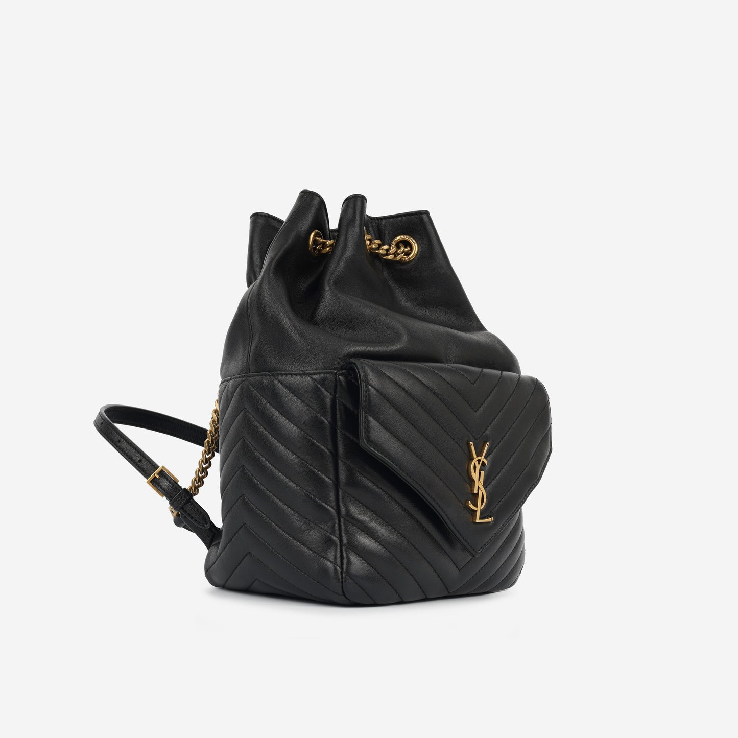 Saint Laurent Luxury Leather Red Backpack Red
