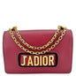 Christian Dior J'Adior Flap Medium Leather Chain Shoulder Bag Red
