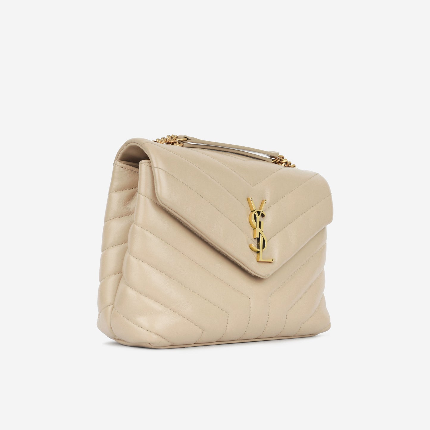 Saint Laurent Lou Beige Handbag Style 4