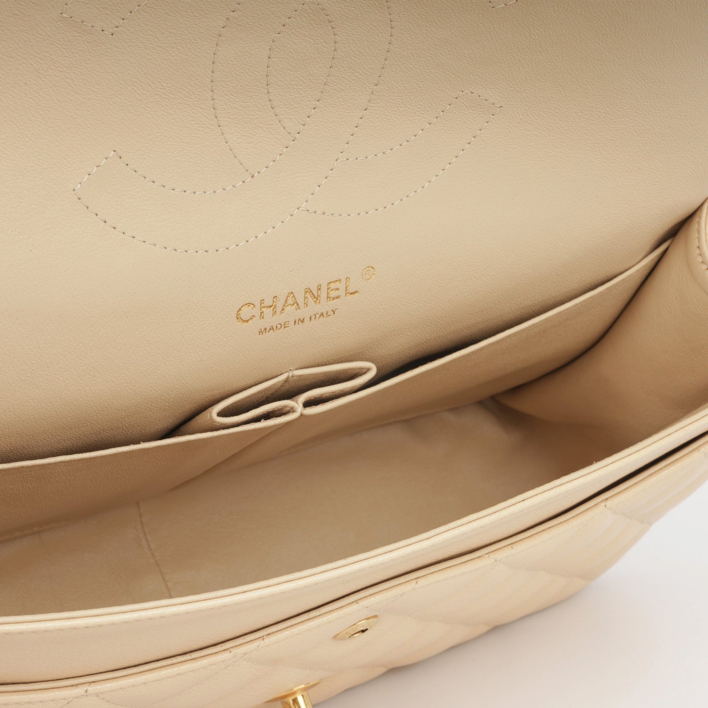 Chanel Classic Flap Lambskin Black Shoulder Bag Style 28