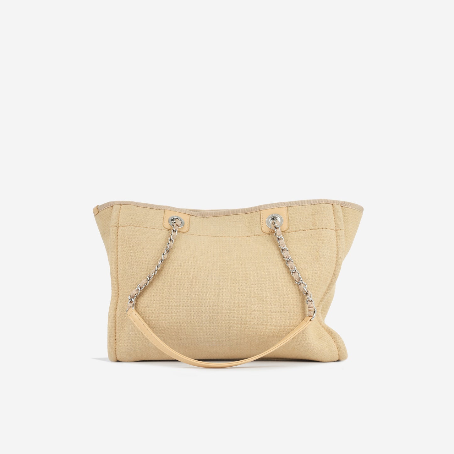 Chanel Deauville Caviar Black Tote Bag