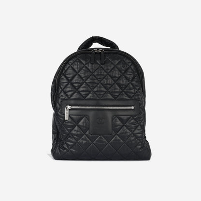 Chanel Lambskin Black Backpack