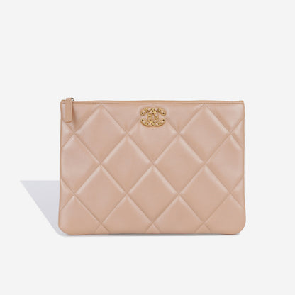 Chanel Chanel 19 Lambskin Black Shoulder Bag Style 31