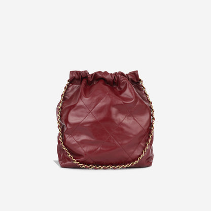 Chanel Luxury Calfskin Gold Tote Bag Style 5