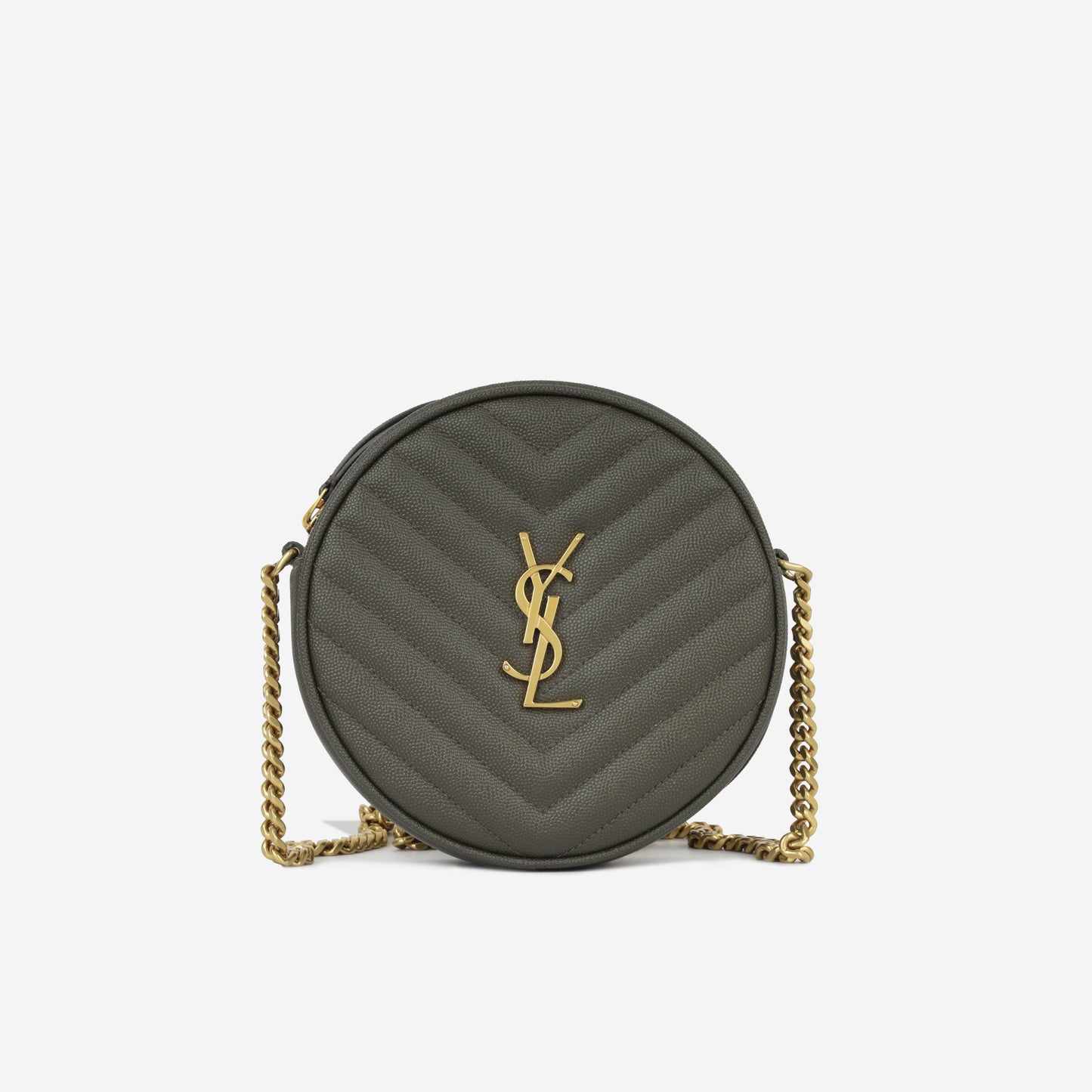 Saint Laurent Vinyle Round Camera Bag
