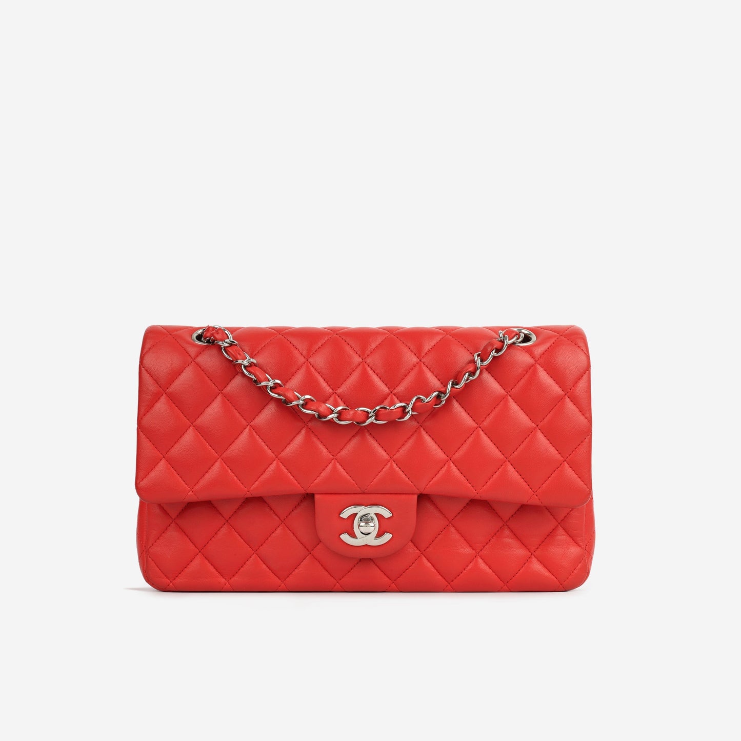 Chanel Classic Flap Lambskin Black Shoulder Bag Style 67