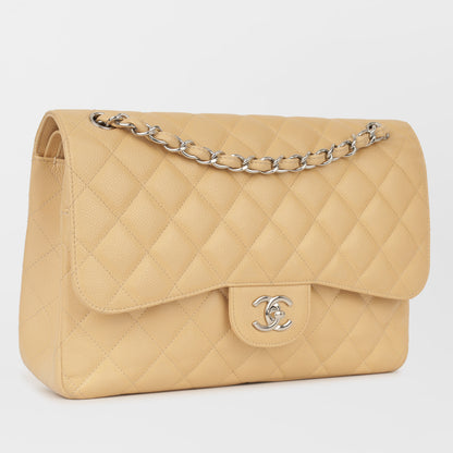 Chanel Classic Flap Caviar Gold Shoulder Bag Style 4