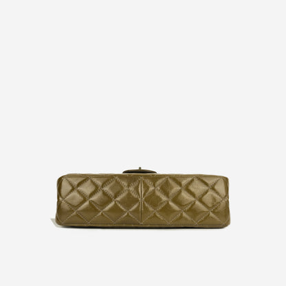 Chanel Classic Flap Lambskin Brown Shoulder Bag Style 8