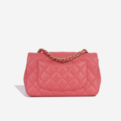 Chanel Classic Flap Lambskin Gold Shoulder Bag Style 66