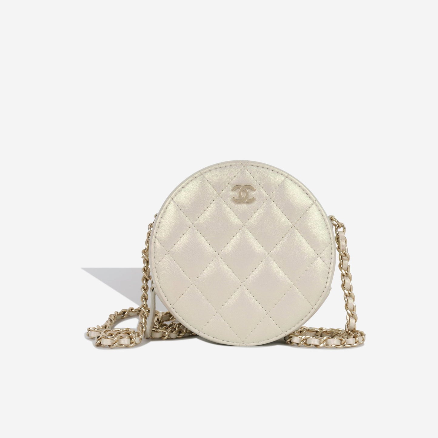 Chanel Round Clutch With Chain