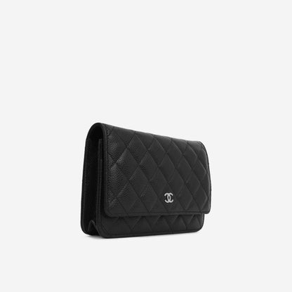 Chanel Wallet On Chain Lambskin Black Crossbody Style 5