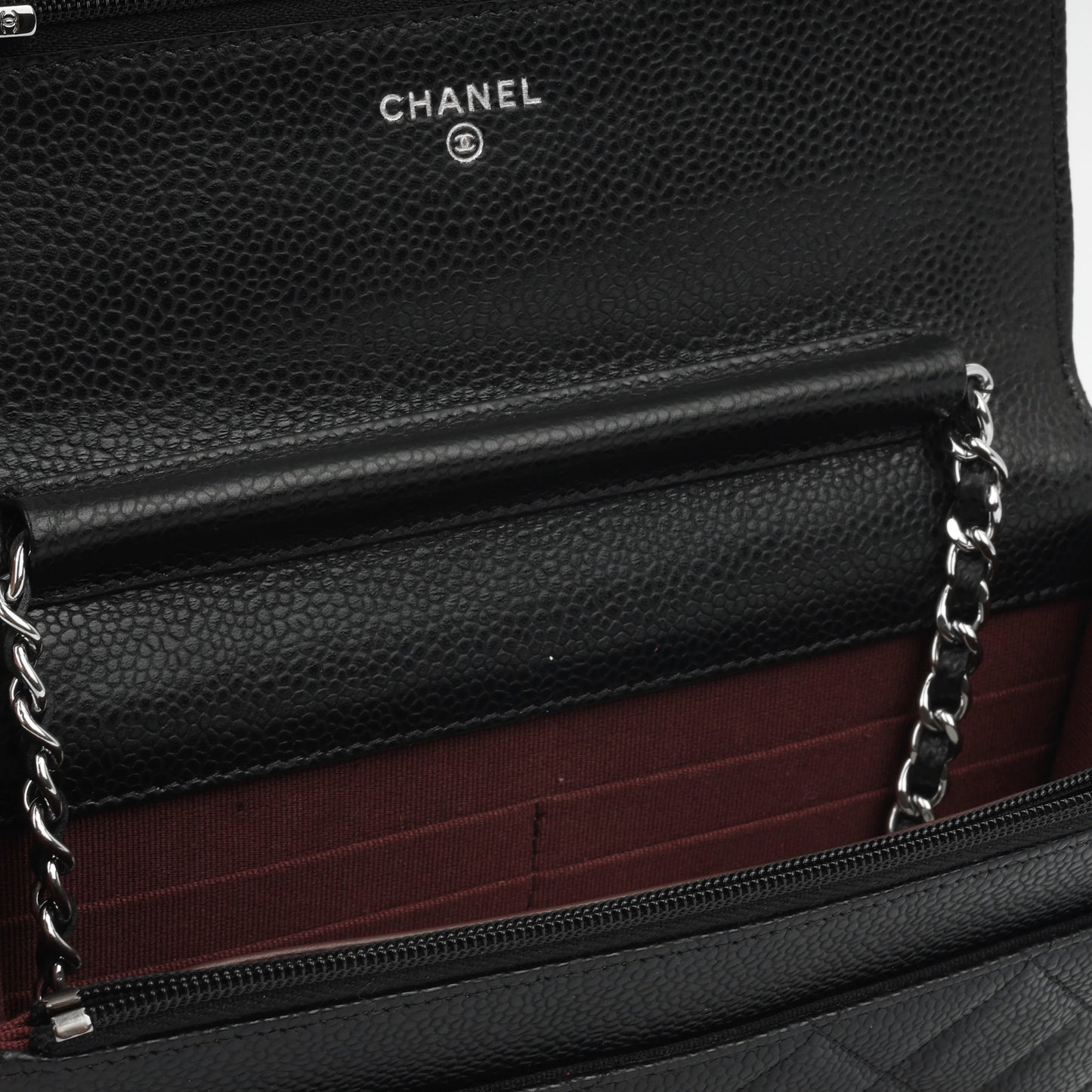 Chanel Wallet On Chain Lambskin Black Crossbody Style 5