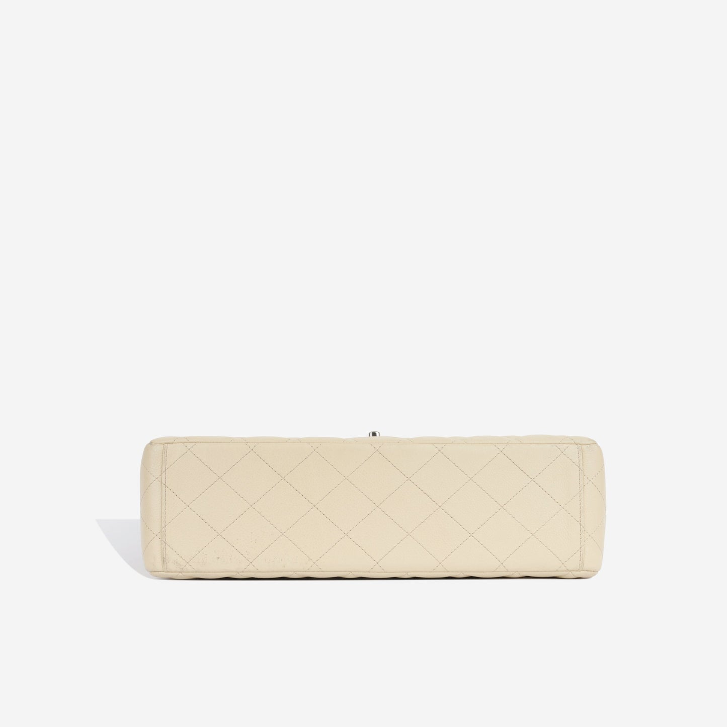 Chanel Classic Flap Caviar Silver Shoulder Bag Style 6