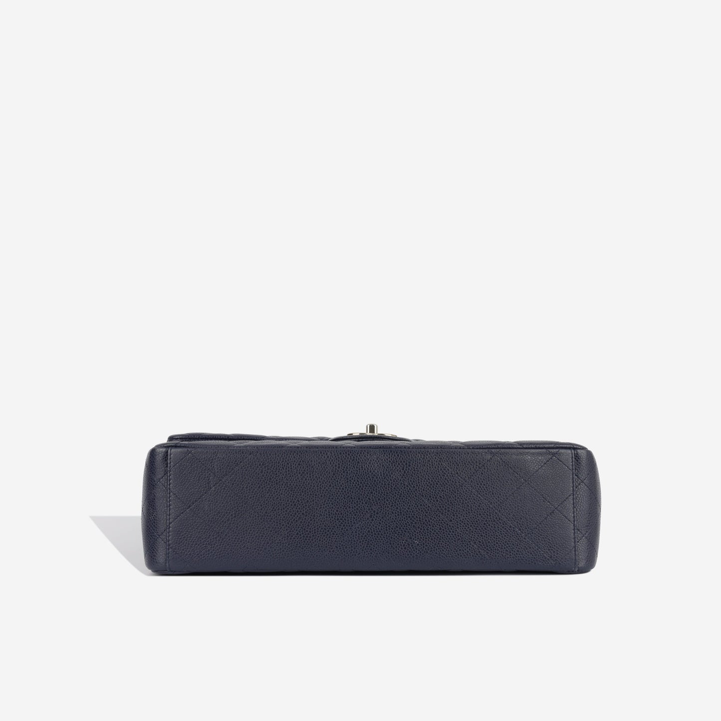 Chanel Classic Flap Caviar Silver Shoulder Bag Style 7