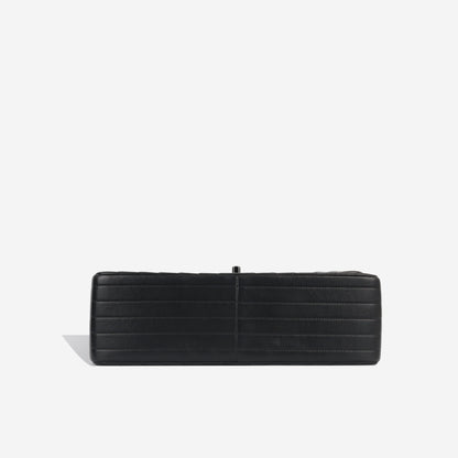 Chanel Classic Flap Lambskin Black Shoulder Bag Style 40