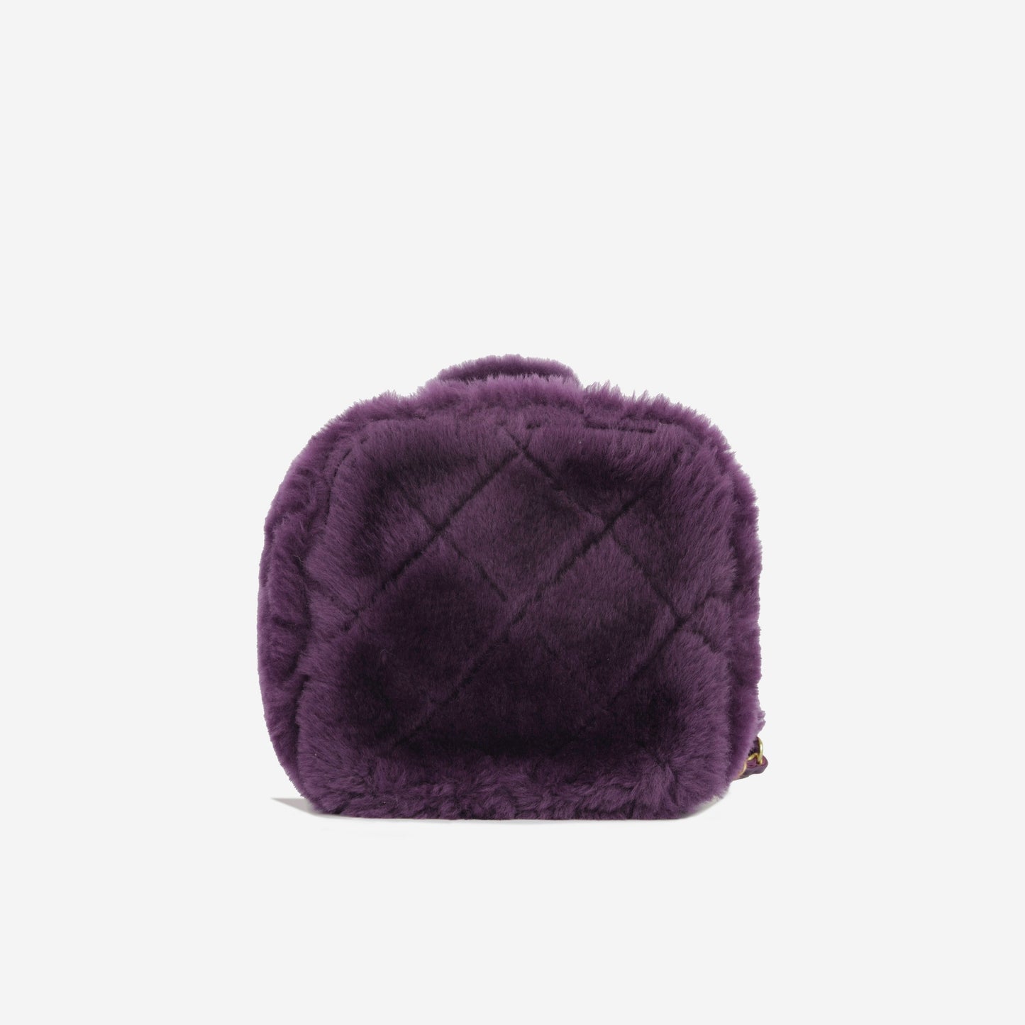 Chanel Vanity Lambskin Gold Clutch Style 2