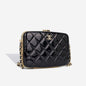 Chanel Patent Leather Black Clutch
