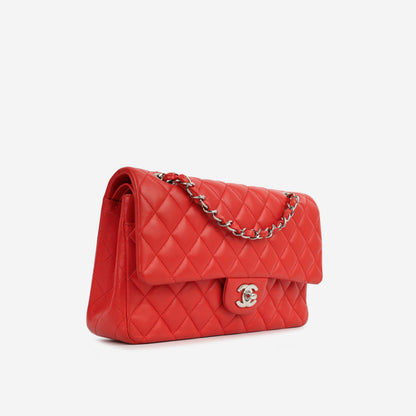 Chanel Classic Flap Lambskin Black Shoulder Bag Style 67