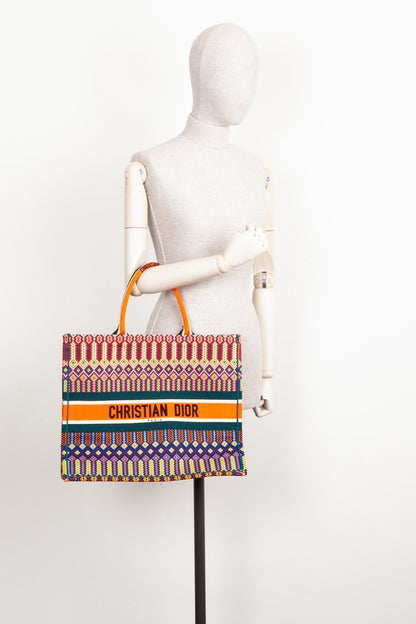Dior Book Tote Canvas Tote Bag