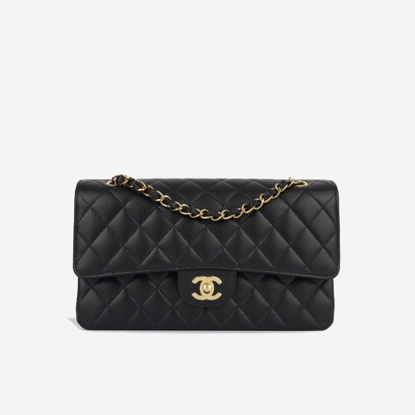 Chanel Classic Flap Caviar Black Shoulder Bag Style 67